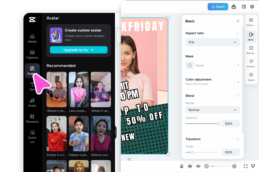 Personnalisez votre vidéo.